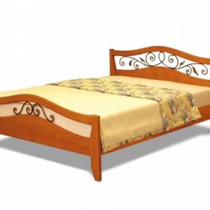 Кровать Алиса с элементами ковки