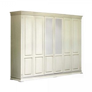 Шкаф " Верди " 6-ти створчатый слоновая кость