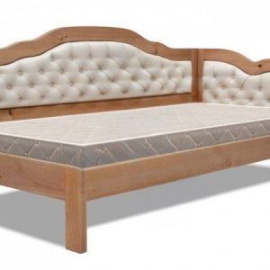 Кровать-кушетка с каретной стяжкой