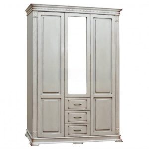 Шкаф "Верди" трехстворчатый белая эмаль