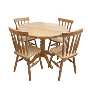 Обеденная группа Стол Р1 со стульями-точёнками жесткими 4шт