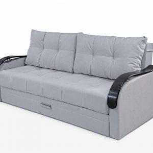 Диван Прага светло-серый