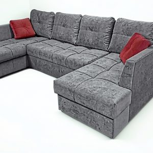 Диван Таис /нестандартный серый