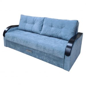 Диван ПРАГА голубой криспи