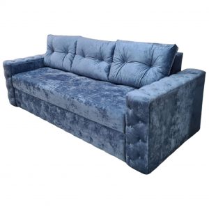 Диван Каретка Уно синий краш